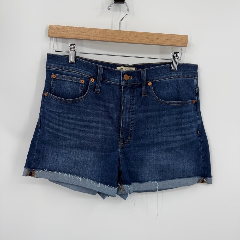 Madewell High-Rise Denim Cutoff Shorts in‎ Danny Wash AJ240 Women's Size 30